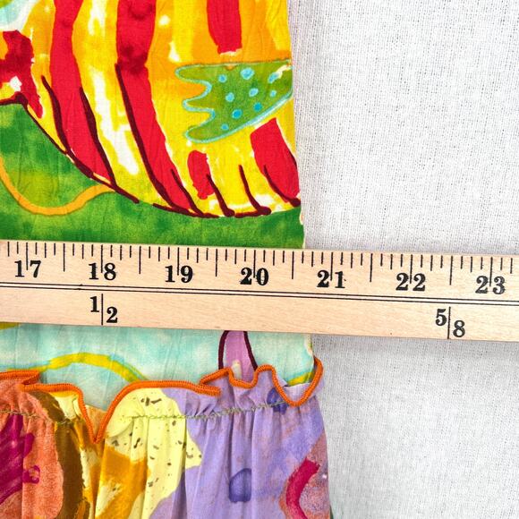 JAMS WORLD Hattie V Neck Dress Medium Creatures of the Sea Hawaiian Fish Vintage - Picture 11 of 12